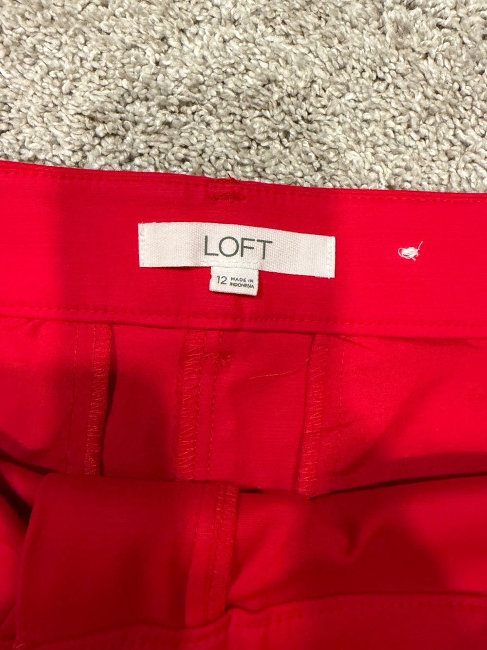 LOFT Ladies Bright Red Shorts